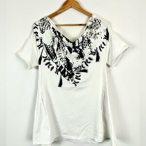 Cotton white shirt good quality stretchy